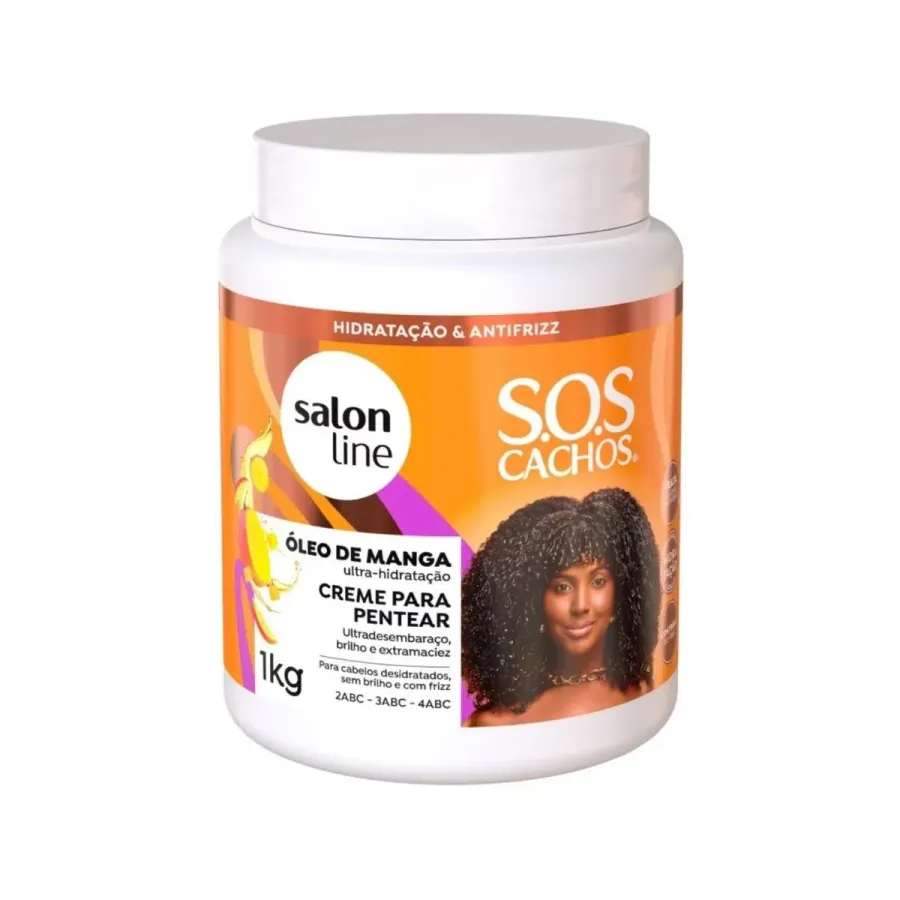 CR DE PENTEAR SALON LINE 1KG OLEO DE MANGA