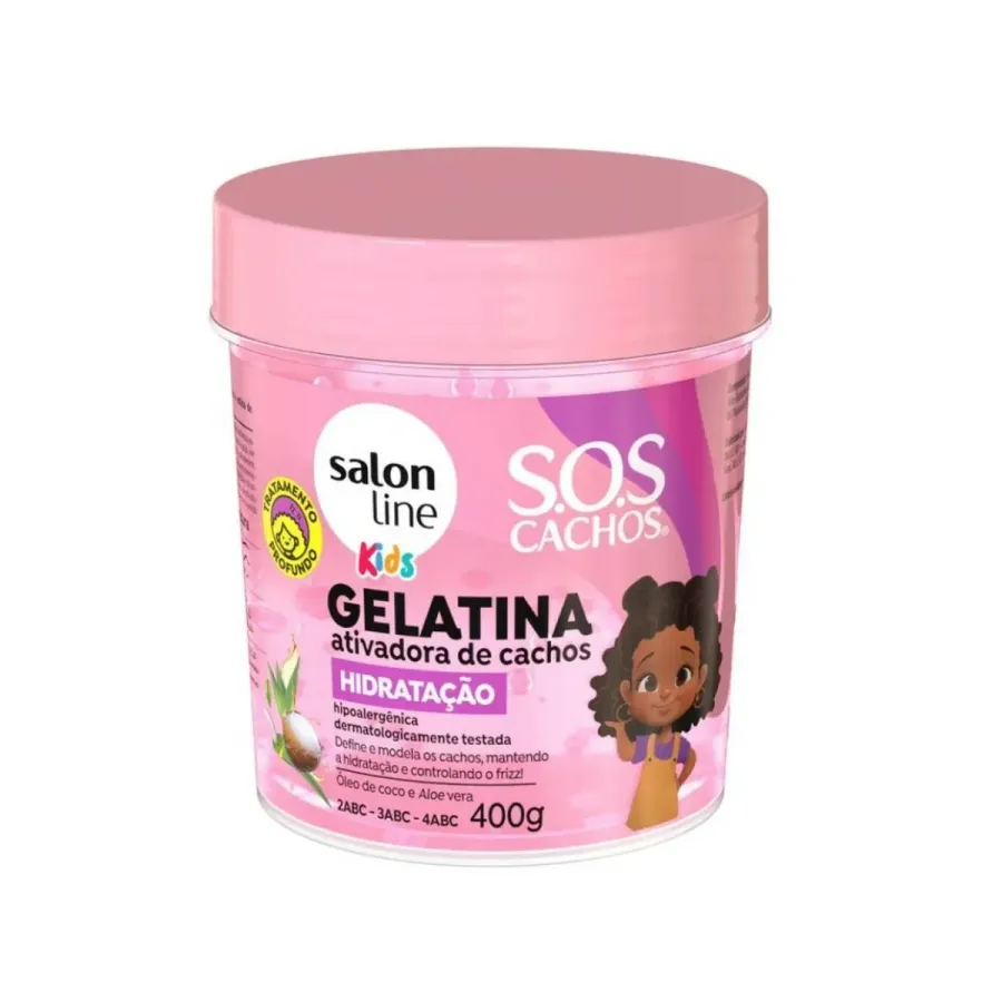 Gelatina Salon Line Kids S.o.s Cachos Ativadora de Cachos 400g