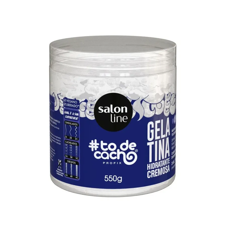 Gelatina Capilar Salon Line #to de Cacho Hidratante 550g