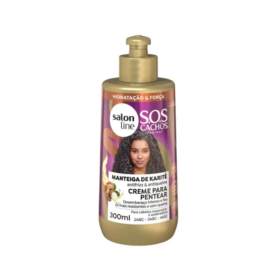 Creme para Pentear Salon Line S.o.s Cachos Manteiga de Karité 300ml