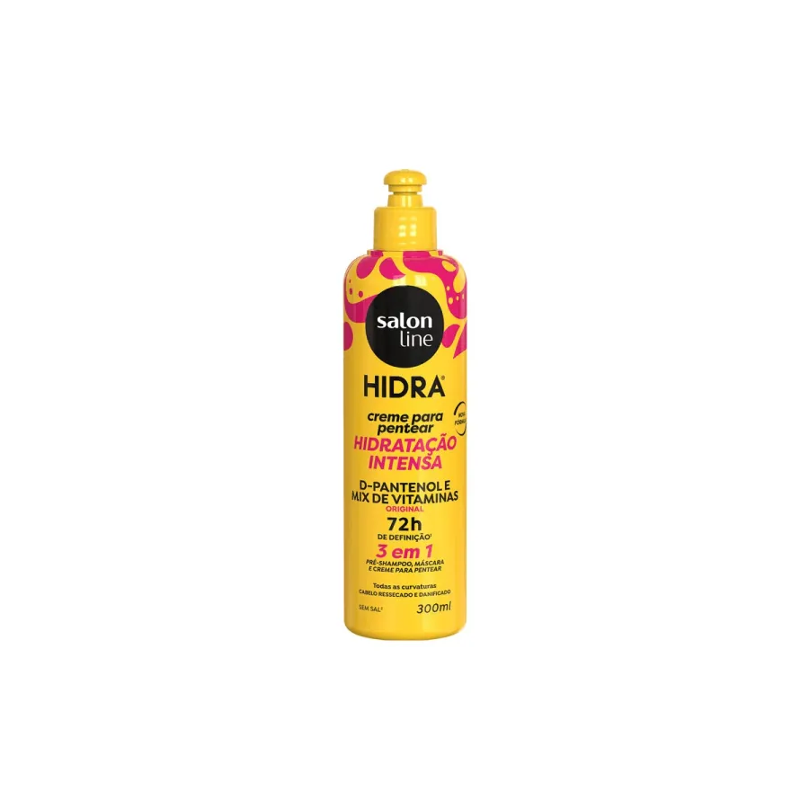 CR DE PENTEAR SALON LINE 300ML HIDRA 3 EM 1 D-PANTENOL