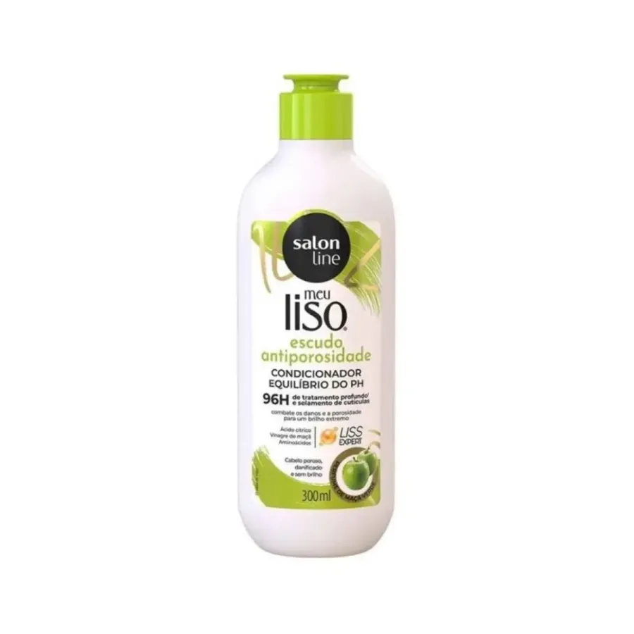 Shampoo Salon Line Meu Liso 300ml Escudo Antiporosidade