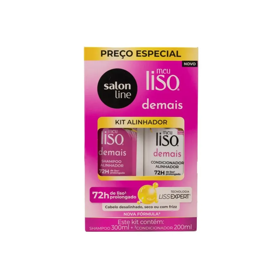 Kit Meu Liso Demais Salon Line Shampoo+condicionador