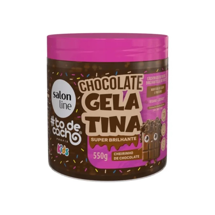 GELATINA #TODECACHO KIDS CHOCOLATE 550GR