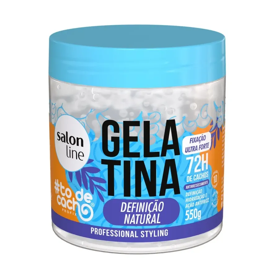 GELATINA SALON LINE #TODECACHO DEFINIçãO NATURAL 550G
