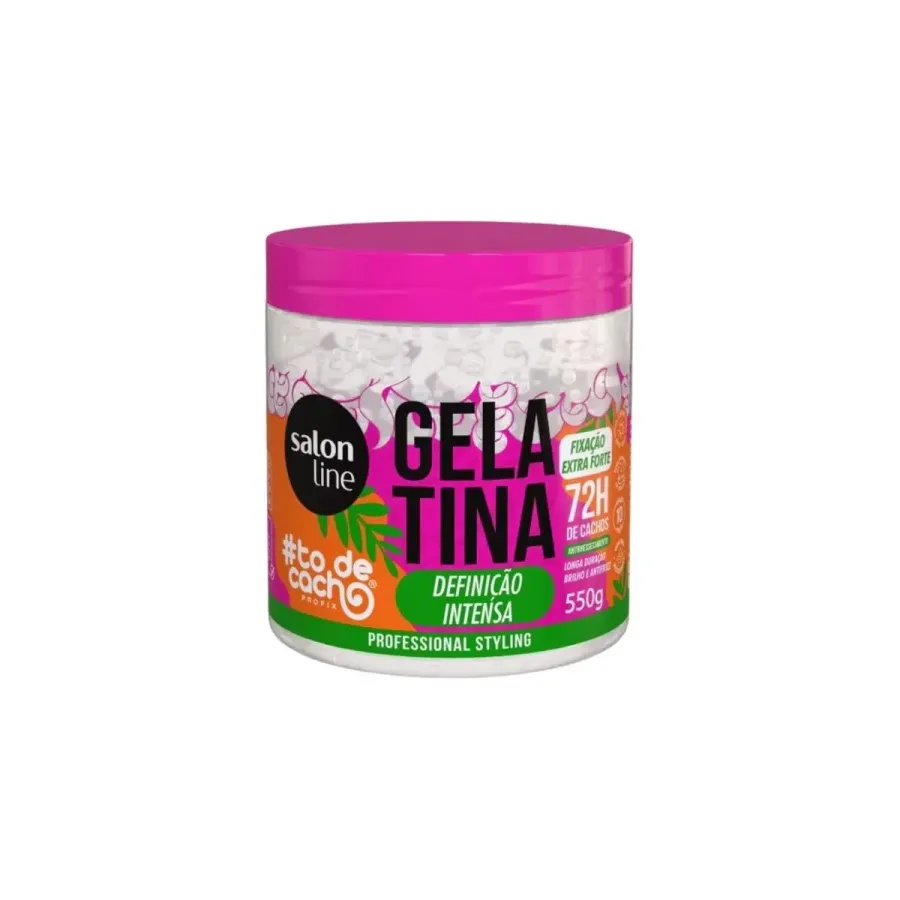 GELATINA SALON LINE TODECACHO DEFINICAO INTENSA 550G