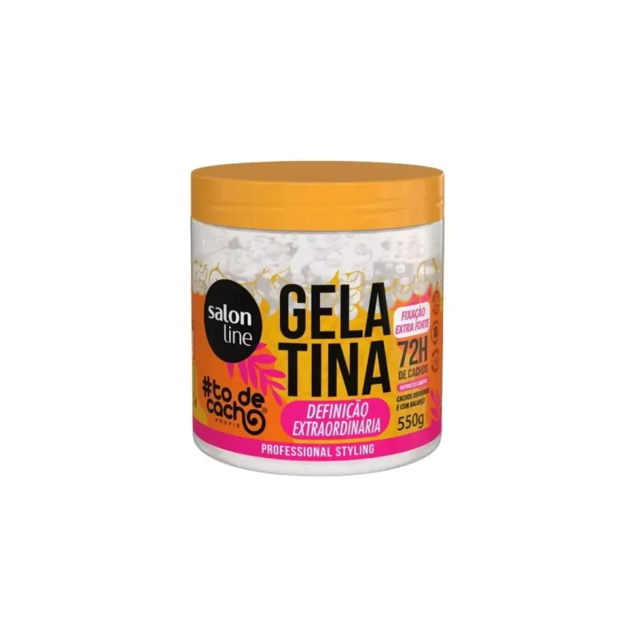GELATINA SALON LINE TODECACHO DEFINICAO EXTRAORDINARIA 550G
