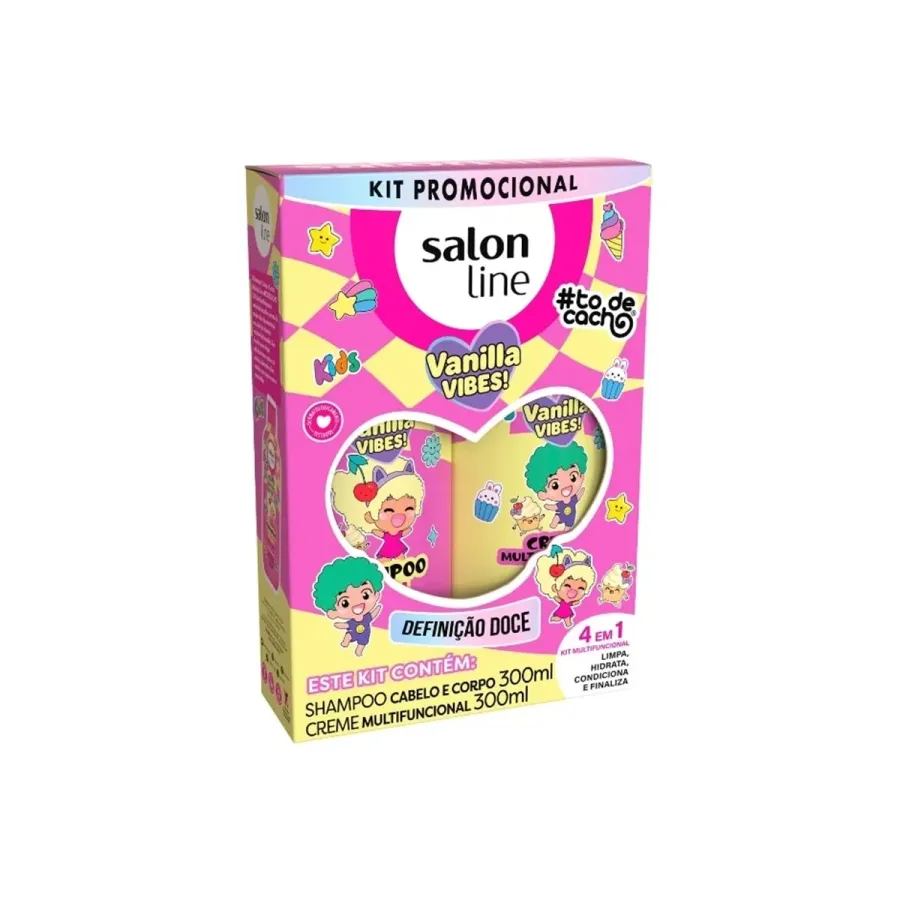 SH + COND SL 300 + 200ML KIDS VANILLA VIBES