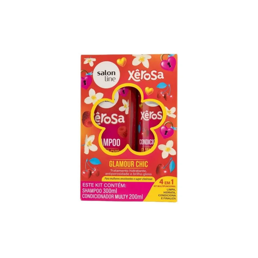 KIT SH+COND SALON LINE 300ML GLAMOUR CHIC