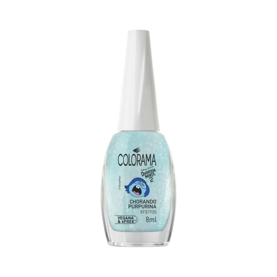 Esmalte Colorama Cintilante Coleção Divertidamente 2 Chorando Purpurina 8ml