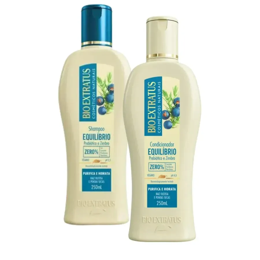 KIT SHAMPOO+CONDICIONADOR BIO EXTRATUS PROTEçãO 250ML