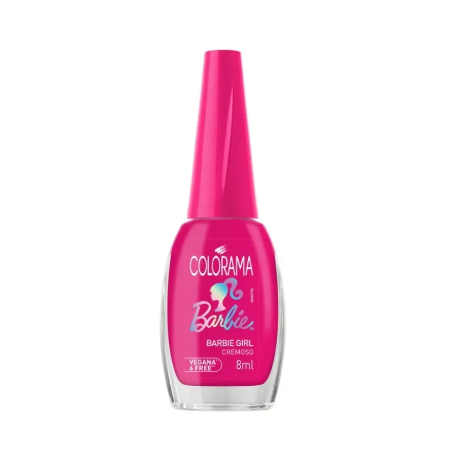 Esmalte Cremoso Barbie Girl Colorama Frasco 8ml