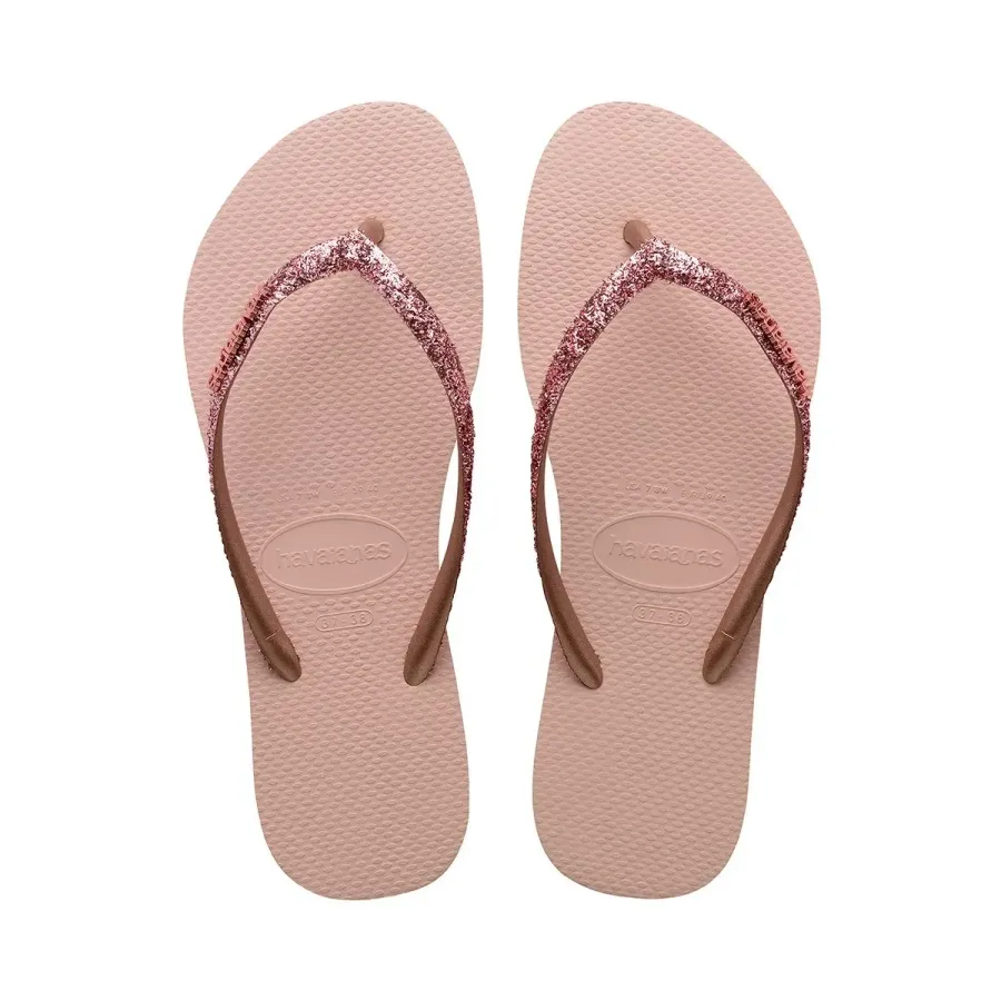 HAVAIANAS SLIM GLITTER II ROSA BALLET TAM33/34