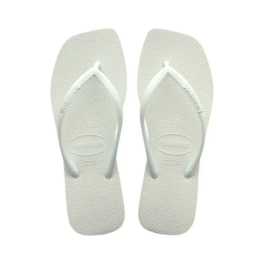HAVAIANAS SLIM SQUARE BRANCO TAM 35/36