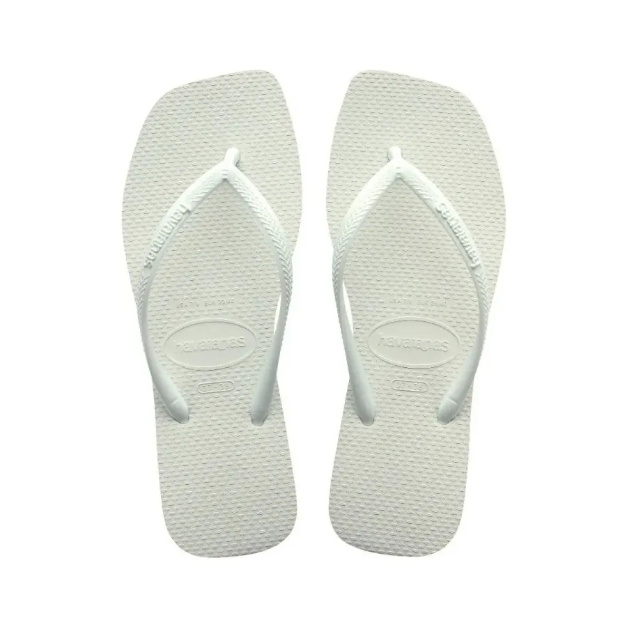 Sandálias Havaianas Slim Square Branca 39/40