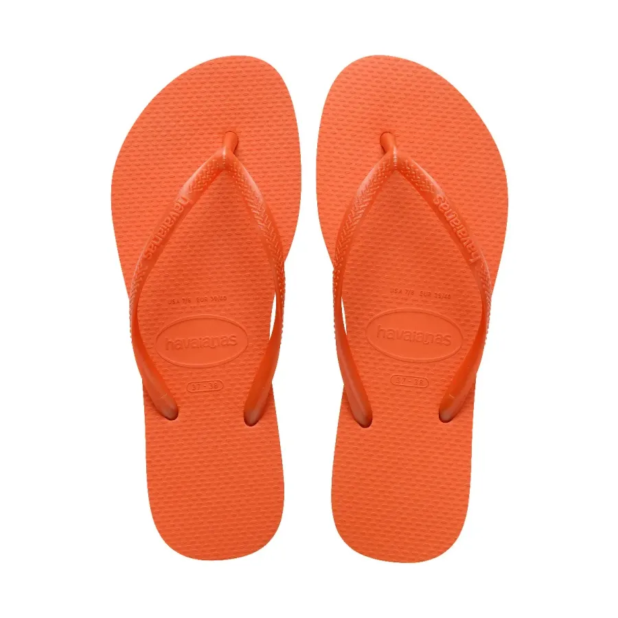 Sandália Havaianas Slim Wild Lisa Laranja Sunset 39/40