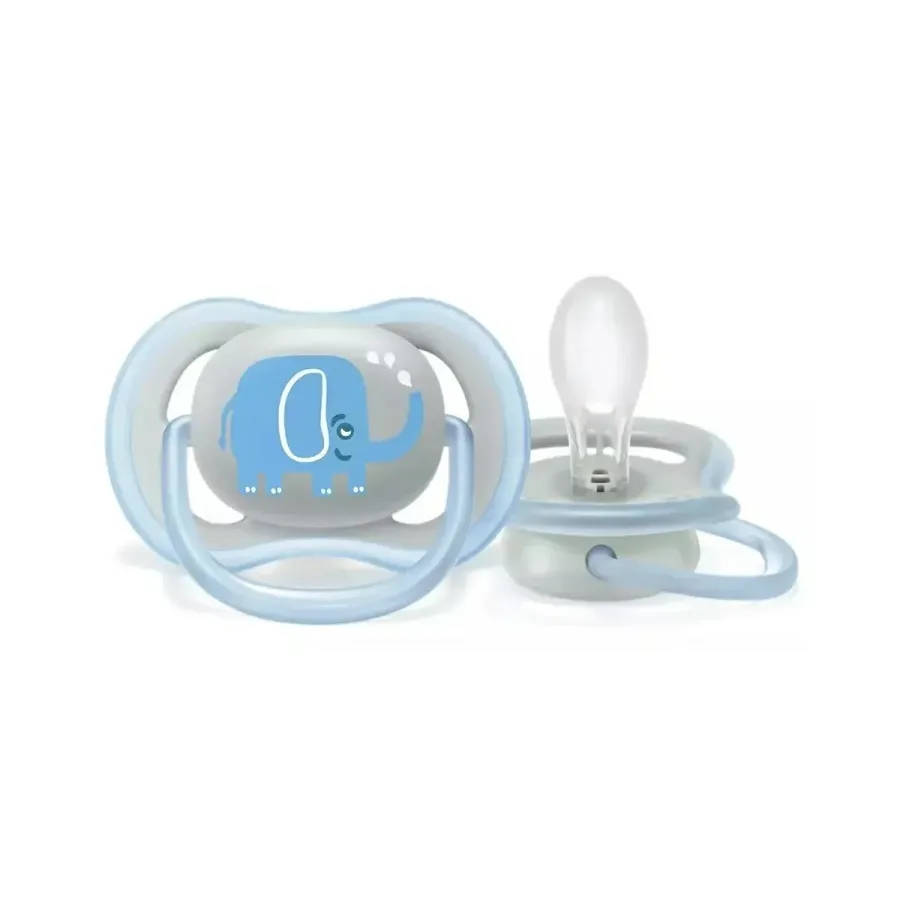 Chupeta Philips Avent Ultra Air 6-18 Meses Elefante Scf086/78 - 1 Unidade