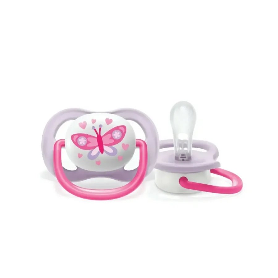 Chupeta Avent Philips Ultra Air 0-6 Meses Scf081/02 Borboleta 1 Unidade