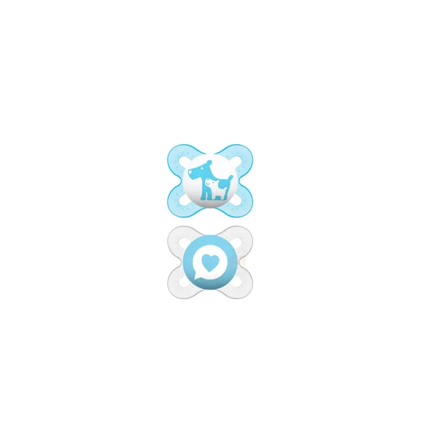 CHUPETA MAM START AZUL 0-2MESES C/2UND