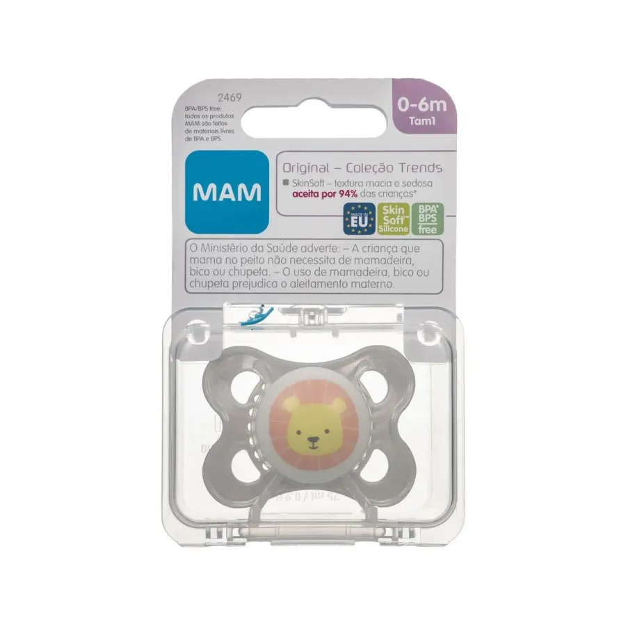 Chupeta Mam Original 0-6 Neutra