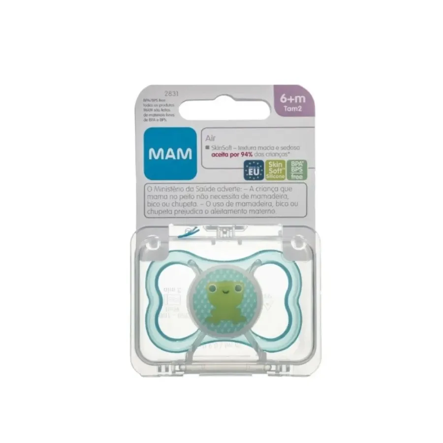 CHUPETA MAM AIR 6+ MESES AZUL