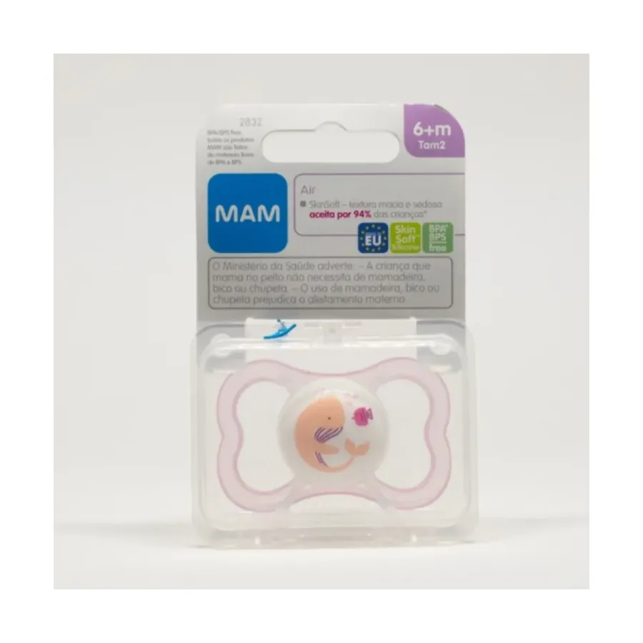CHUPETA MAM AIR 6+ MESES ROSA