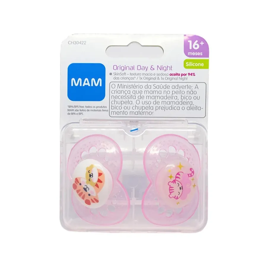 CHUPETA ORIGINAL DAYNIGHT ROSA 16+ C/1UND
