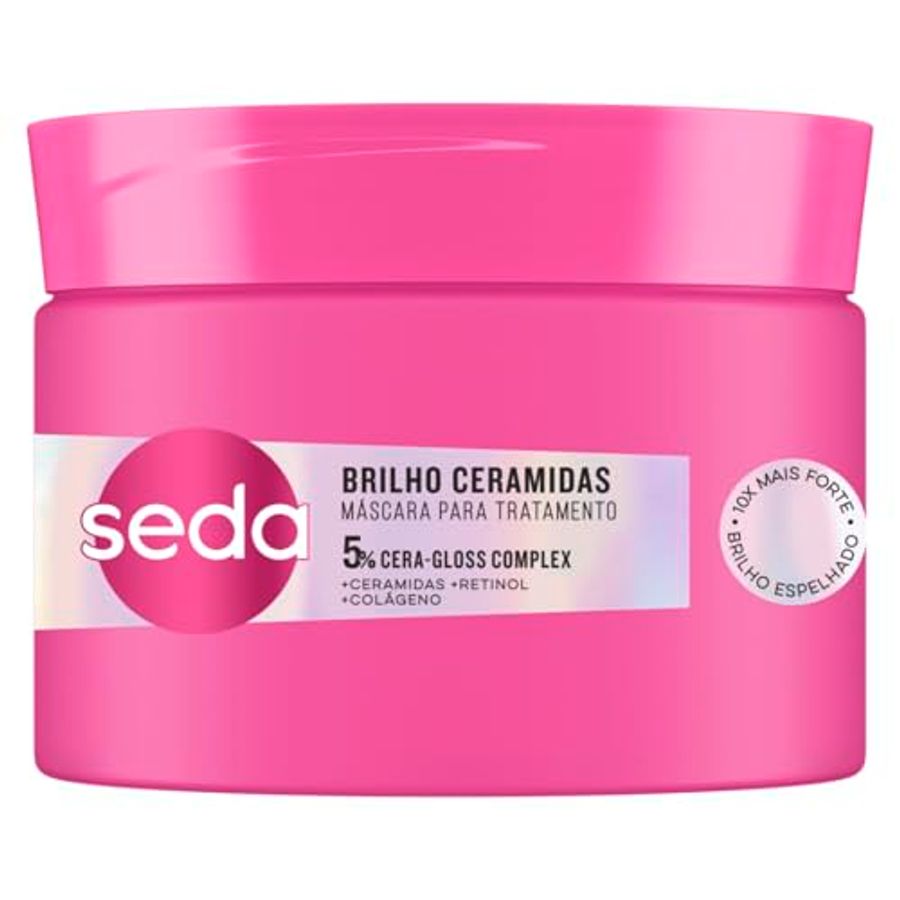 Máscara de Tratamento Capilar Seda Brilho Ceramidas 300g