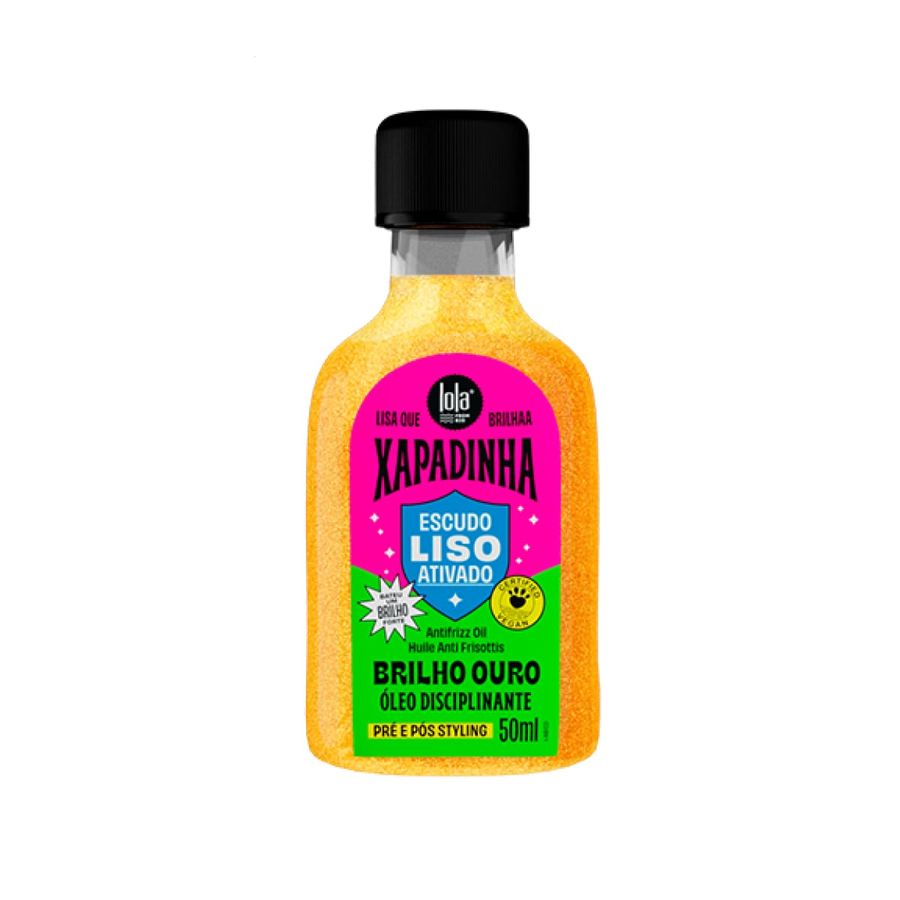 Óleo Disciplinante Capilar Lola Cosmetics Xapadinha Brilho Ouro 50ml